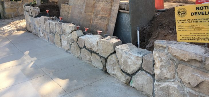 Rock wall repair